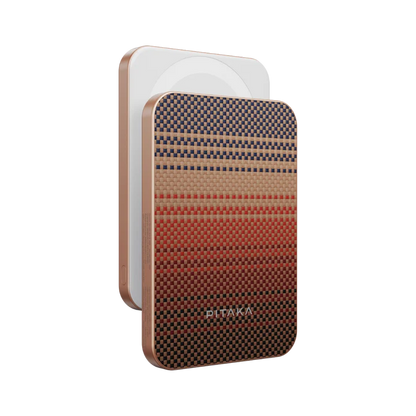 Pitak Sunset Aramid Fiber Magnetic Power Bank Qi2
